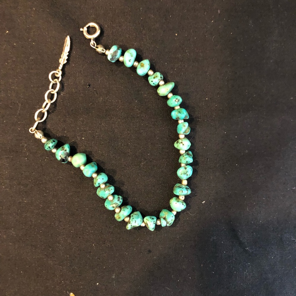 Green stone bracelet